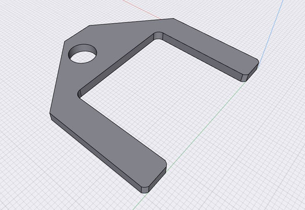 BMW E30 Front Swaybar Mount Reinforcement Plates (Downloadable DXF File)